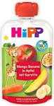 Hipp Плодова закуска Hipp - Пауч с манго, банан, ябълка и морков, 100 g (42534) - baby