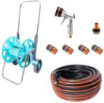 RICHMANN Furtun cu carucior pentru gradina, pistol de stropit, 1/2, 30+2 m, 6 straturi, antirasucire, Richmann Exclusive (149181)