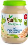 BioNino Био пюре BioNino - Зеленчуци със сьомга, 6 м+, 190 g (BN2416) - baby