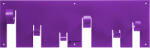 Born in Sweden Cuier de perete Modern wall violet (7340101) Agatator cuier
