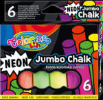 Colorino Kids, creioane neon Jumbo, 6 buc