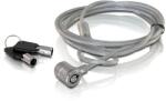 DELOCK Notebook security lock with key 1, 8 M kábelzár (20595)