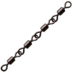 Sakura 4 Joint Rolling Swivel Fekete 4 Négytagú Forgó 4db (SAPAP00024-BLK)