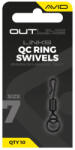 Avid Outline QC Ring Swivels 7 Forgókapocs 10db (A0640140)