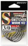 Decoy Worm 102 S-Swicher #4/0 1, 5gr Súlyozott Offset Horog 4db (812174)