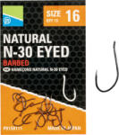 Preston Natural N-30 16 Füles, Szakállas Horog 15db (P0150111)