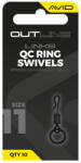 Avid Outline QC Ring Swivels 11 Forgókapocs 10db (A0640139)