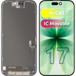 ZY Display cu Touchscreen ZY pentru Apple iPhone 17, cu Rama, Versiune LCD In-Cell IC Movable, Negru - koubsolutions