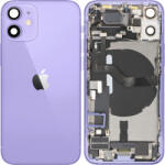 Apple Capac Baterie Apple iPhone 12 mini, Cu Carcasa Mijloc, Full Parts, Mov, Swap