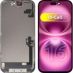 ZY Display cu Touchscreen ZY pentru Apple iPhone 16, cu Rama, Versiune LCD In-Cell, Negru - koubsolutions
