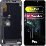JK Display cu Touchscreen JK pentru Apple iPhone 11 Pro, cu Rama, Versiune LCD In-Cell IC Movable, Negru - koubsolutions