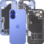 Apple Capac Baterie Apple iPhone 16, Cu Carcasa Mijloc, Full Parts, Albastru (Ultramarine), Swap