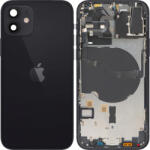 Apple Capac Baterie Apple iPhone 12, Cu Carcasa Mijloc, Negru, Swap Premium
