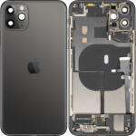 Apple Capac Baterie Apple iPhone 11 Pro Max, Cu Carcasa Mijloc, Full Parts, Negru (Space Gray), Swap Premium