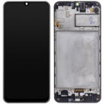 Samsung Display cu Touchscreen Samsung Galaxy M21 M215 / M30s M307, cu Rama, Negru, Service Pack GH82-21265A