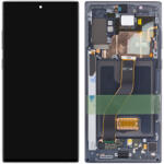 Samsung Display cu Touchscreen Samsung Galaxy Note 10+ 5G N976 / Note 10+ N975, cu Rama, Negru (Aura Black), Service Pack GH82-20838A