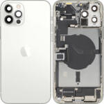Apple Capac Baterie Apple iPhone 12 Pro Max, Cu Carcasa Mijloc, Full Parts, Argintiu, Swap Premium