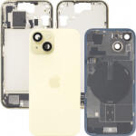 Apple Capac Baterie Apple iPhone 15, Cu Carcasa Mijloc, Full Parts, Galben, Swap