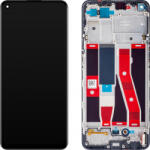 Oppo Display cu Touchscreen Oppo Reno5 F / A94 / F19 Pro / Reno5 Lite, cu Rama, Negru, Service Pack 4906763