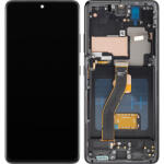 MP Display cu Touchscreen MP compatibil cu Samsung Galaxy S21 Ultra 5G G998, cu Rama, Versiune OLED, Negru - koubsolutions