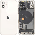 Apple Capac Baterie Apple iPhone 12, Cu Carcasa Mijloc, Full Parts, Alb, Swap