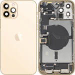Apple Capac Baterie Apple iPhone 12 Pro Max, Cu Carcasa Mijloc, Full Parts, Auriu, Swap