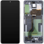 Samsung Display cu Touchscreen Samsung Galaxy S20 5G G981 / S20 G980, cu Rama, Negru (Cosmic Grey), Service Pack GH82-31432A