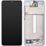Samsung Display cu Touchscreen Samsung Galaxy A33 5G A336, cu Rama, Albastru, Service Pack GH82-28143C
