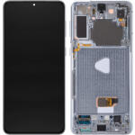 Samsung Display cu Touchscreen Samsung Galaxy S21+ 5G G996, cu Rama, Argintiu (Phantom Silver), Service Pack GH82-27268C