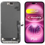 JK Display cu Touchscreen JK pentru Apple iPhone 16 Plus, cu Rama, Versiune LCD In-Cell IC Movable, Negru - koubsolutions