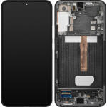 Samsung Display cu Touchscreen Samsung Galaxy S22+ 5G S906, cu Rama, Gri, Service Pack GH82-27500E