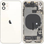 Apple Capac Baterie Apple iPhone 11, Cu Carcasa Mijloc, Full Parts, Alb, Swap Premium