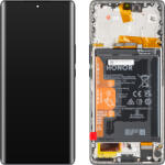 Honor Display cu Touchscreen Honor Magic5 Lite / X9a, cu Rama si Acumulator, Negru (Midnight Black), Service Pack 0235AEMW