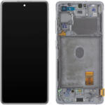 Samsung Display cu Touchscreen Samsung Galaxy S20 FE 5G G781, cu Rama, Alb, Service Pack GH82-24214B