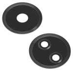 Aftermarket Geam Camera Spate Xiaomi Redmi 13C, Wide + Macro, Negru