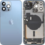 Apple Capac Baterie Apple iPhone 13 Pro Max, Cu Carcasa Mijloc, Full Parts, Albastru (Sierra Blue), Swap
