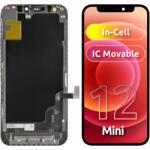 ZY Display cu Touchscreen ZY pentru Apple iPhone 12 mini, cu Rama, Versiune LCD In-Cell IC Movable, Negru
