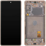 Samsung Display cu Touchscreen Samsung Galaxy S20 FE 5G G781, cu Rama, Portocaliu, Service Pack GH82-24215F
