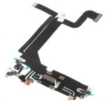 Aftermarket Banda cu Conector Incarcare - Microfon Apple iPhone 14 Pro Max, Negru - koubsolutions