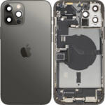 Apple Capac Baterie Apple iPhone 12 Pro Max, Cu Carcasa Mijloc, Full Parts, Gri (Graphite), Swap