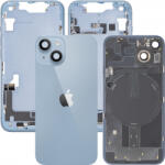 Apple Capac Baterie Apple iPhone 14, Cu Carcasa Mijloc, Full Parts, Albastru, Swap Premium