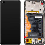 Honor Display cu Touchscreen Honor 50 Lite, cu Rama si Acumulator, Negru (Midnight Black), Service Pack 02354FMV