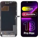 ZY Display cu Touchscreen ZY pentru Apple iPhone 13 Pro Max, cu Rama, Versiune LCD In-Cell IC Movable, Negru - koubsolutions