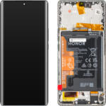 Honor Display cu Touchscreen Honor Magic5 Lite / X9a, cu Rama si Acumulator, Argintiu (Titanium Silver), Service Pack 0235AEMY