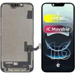 JK Display cu Touchscreen JK pentru Apple iPhone 16e, cu Rama, Versiune LCD In-Cell IC Movable, Negru