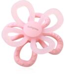 BabyOno Silicone Teether Flower rágóka Pink
