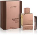 Al Haramain Amber Oud Tobacco Edition szett Parfümvíz 200 ml + Újratölthető zsebspray
