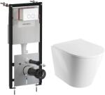 Omnires Set complet vas WC suspendat OMNIRES, Ottawa Tampa, TAMPAMWBP, cu rezervor si clapeta (TAMPAMWBP + STFWCECO1M-RBP)