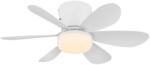 GLOBO DELORES 03625W - ventilator de tavan LED dimabil, LED/5W/230V, 2700-6500K, alb + telecomandă (GL8891)