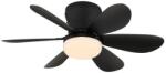 GLOBO Ventilator de tavan Globo DELORES 03625S, LED dimabil, 5W/230V, 2700-6500K, negru, cu telecomandă (GL8889)